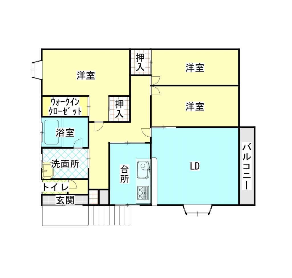 広島市佐伯区千同2丁目 賃貸戸建