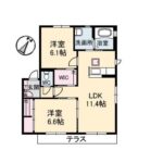 ボナール宮島口西201　間取