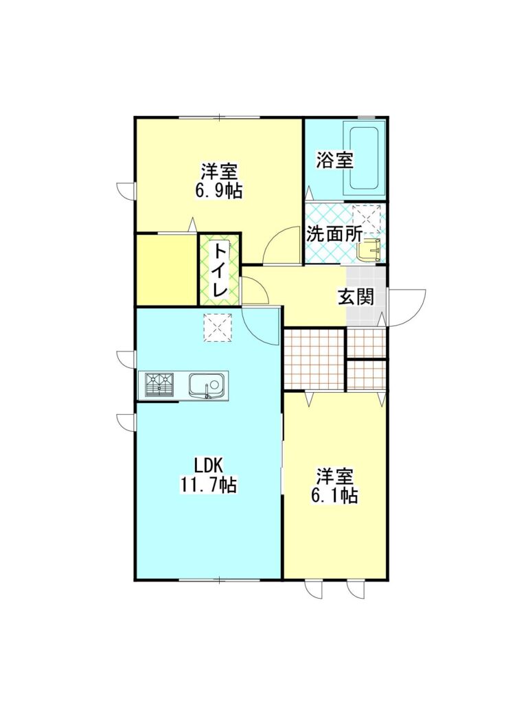 ベゾンダハイムⅠ-201　間取