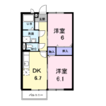 ウインディアB202　間取