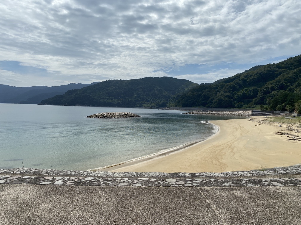 夏は海水浴もできます