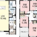 ファミリ―に嬉しい4LDKの間取り