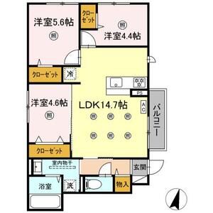 カーサ平良101間取