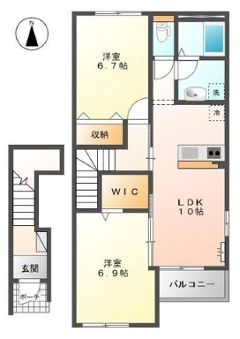 スターテラス宮内202間取