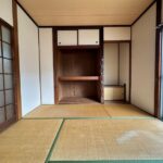 襖は張替のため、外しています。